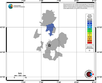 Mappa MCS - territori comuni