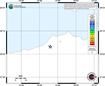 Mappa EMS - territori località