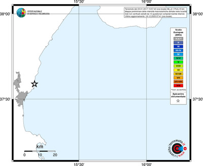 Mappa EMS - territori località