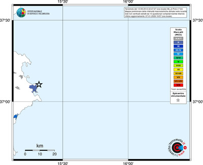 Mappa MCS - territori località