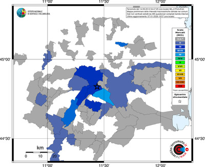 Mappa MCS - territori comuni