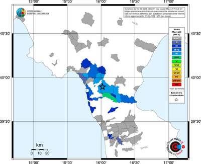 Mappa MCS - territori comuni