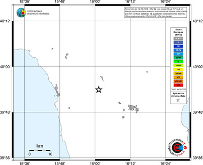 Mappa EMS - territori località