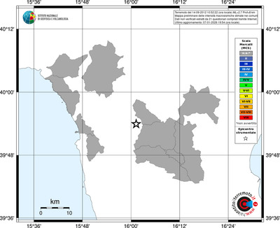 Mappa MCS - territori comuni