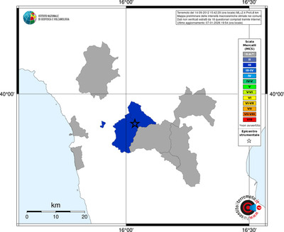 Mappa MCS - territori comuni