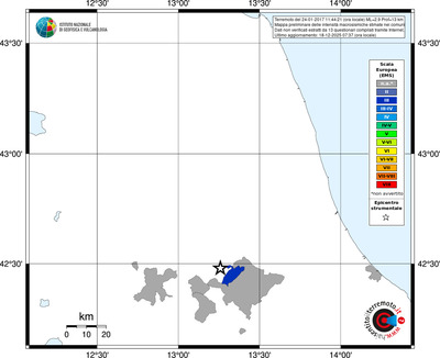 Mappa EMS - territori comuni