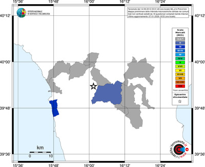 Mappa MCS - territori comuni