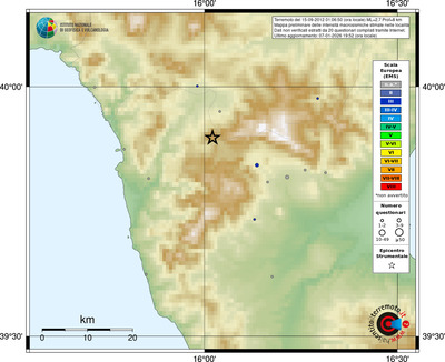 Mappa EMS - località