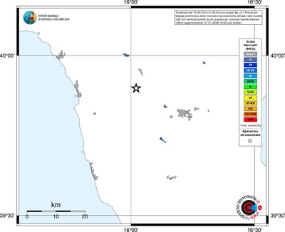 Mappa MCS - territori località