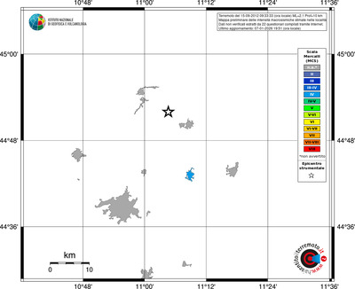 Mappa MCS - territori località