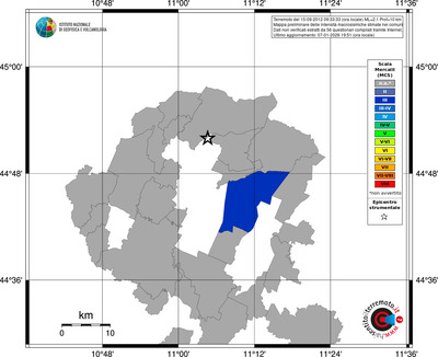 Mappa MCS - territori comuni