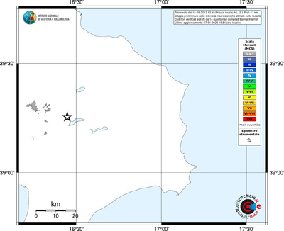 Mappa MCS - territori località
