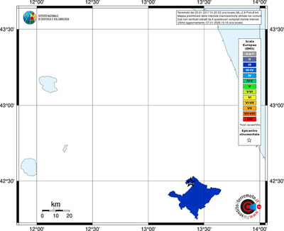 Mappa EMS - territori comuni