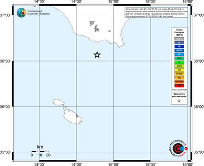 Mappa EMS - territori località