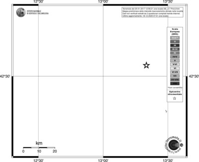 Mappa EMS - territori località