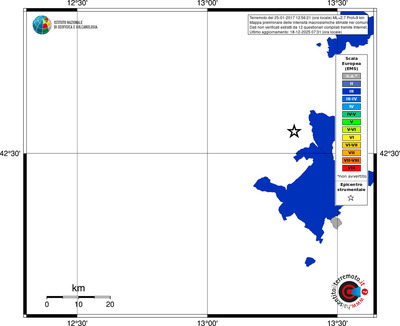 Mappa EMS - territori comuni