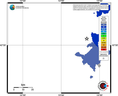 Mappa MCS - territori comuni