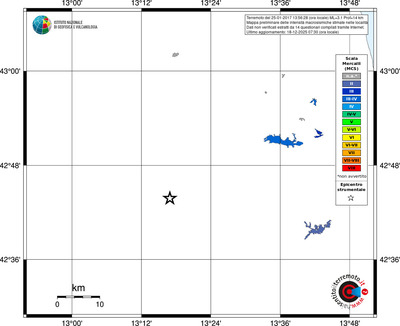 Mappa MCS - territori località