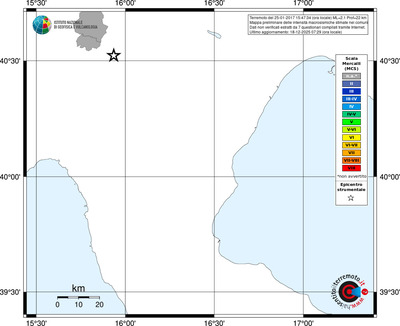 Mappa MCS - territori comuni