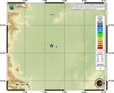 Mappa EMS - località