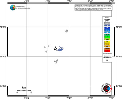 Mappa MCS - territori località