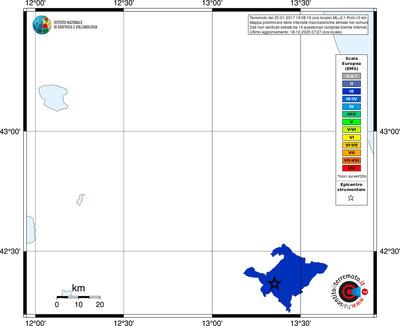 Mappa EMS - territori comuni
