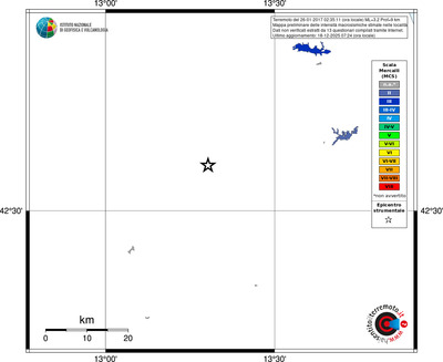 Mappa MCS - territori località