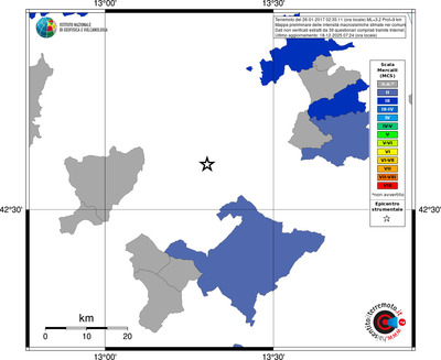 Mappa MCS - territori comuni