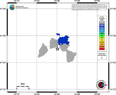 Mappa EMS - territori comuni