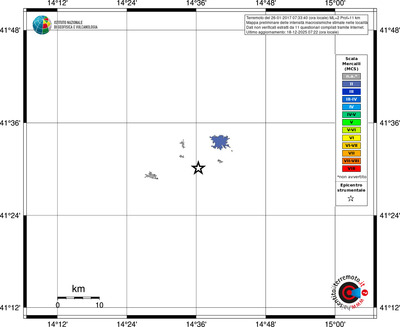 Mappa MCS - territori località