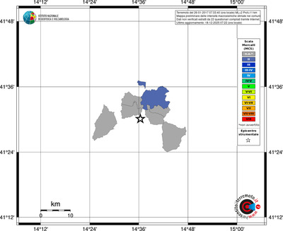 Mappa MCS - territori comuni