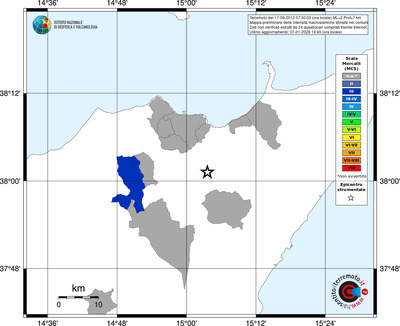 Mappa MCS - territori comuni