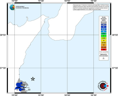 Mappa EMS - territori comuni