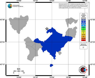 Mappa EMS - territori comuni
