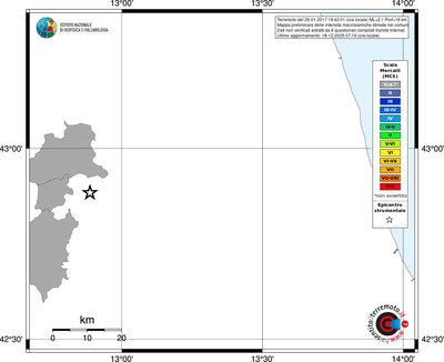 Mappa MCS - territori comuni