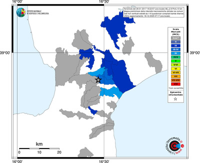 Mappa MCS - territori comuni