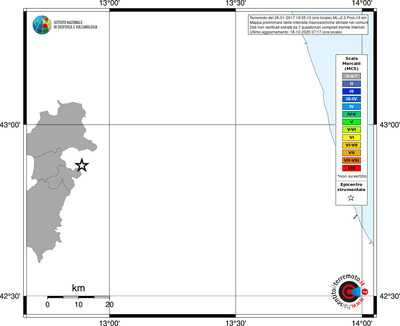 Mappa MCS - territori comuni