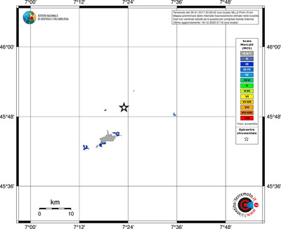 Mappa MCS - territori località