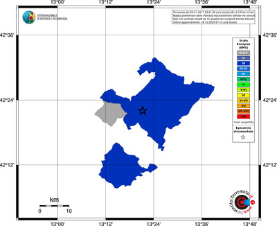 Mappa EMS - territori comuni