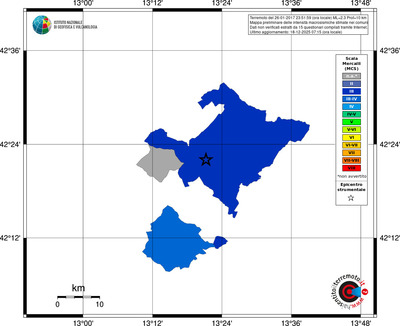 Mappa MCS - territori comuni