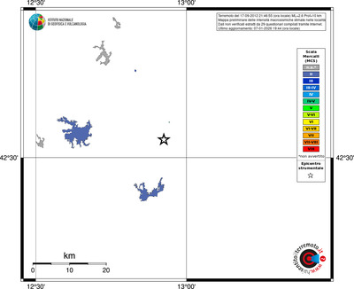Mappa MCS - territori località