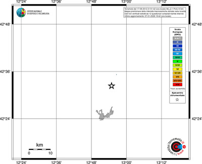 Mappa EMS - territori località
