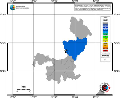 Mappa MCS - territori comuni