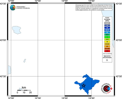 Mappa EMS - territori comuni