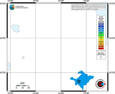 Mappa MCS - territori comuni