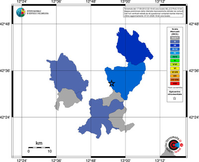 Mappa MCS - territori comuni