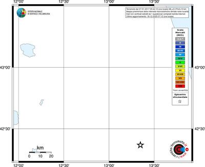 Mappa MCS - territori località