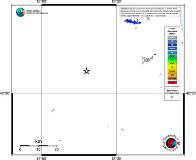 Mappa EMS - territori località