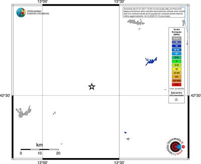 Mappa EMS - territori località