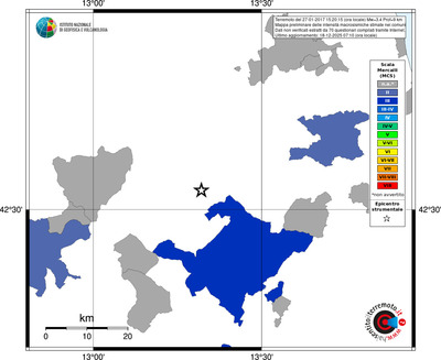 Mappa MCS - territori comuni
